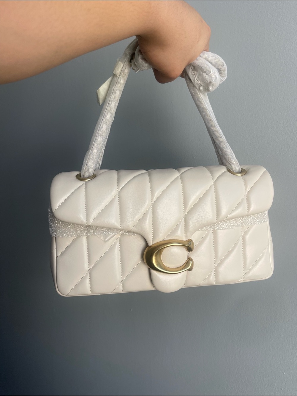 *NEW *Coach Quilted Tabby 26 in Chalk ๐ฐโโ๏ธ